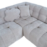 Kampinė sofa FORTE U formos RC, smėlio spalvos - Image 5