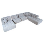 Kampinė sofa FORTE U formos RC, smėlio spalvos - Image 7