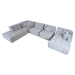 Kampinė sofa FORTE U formos LC, smėlio spalvos - Image 8