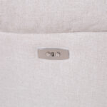 Atlošiamas fotelis FELICIA su elektriniu mechanizmu, natūralus baltas - Image 5