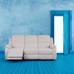 Trivietė atlošiama sofa FELICIA su elektriniu mechanizmu, natūrali balta - Image 9