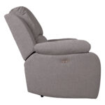 Atlošiamas fotelis FELICIA su elektriniu mechanizmu, pilkas - Image 4
