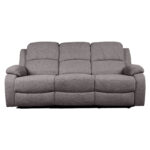 Trivietė atlošiama sofa FELICIA su elektriniu mechanizmu, pilka - Image 2