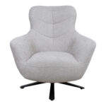 Fotelis HELGA šviesiai pilkas - Image 2