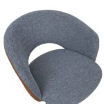 Darbo kėdė KARINA be ratukų, pilka/šviesiai ruda - Image 5