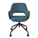 Darbo kėdė KENO su ratukais, mėlyna/pilka - Image 2