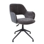 Darbo kėdė KENO be ratukų, pilka