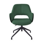 Darbo kėdė KENO be ratukų, žalia/pilka - Image 2