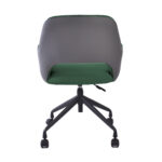 Darbo kėdė KENO be ratukų, žalia/pilka - Image 4