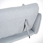 Sofa-lova LANDER 3 vietų, šviesiai pilka - Image 6