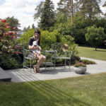 Suoliukas MINT su stalu, antikvarinės žalios spalvos - Image 7