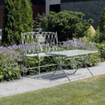 Kavos staliukas MINT 100x50xH49cm, antikvarinės žalios spalvos - Image 7