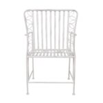 Kėdė JASMINE antikvarinis baltas metalas - Image 6