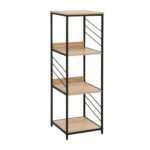 Lentyna DIMITRA 40x40xH124cm, kaimiška/juoda