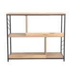 Lentyna DIMITRA 100x40xH83,5cm, kaimiška/juoda - Image 4