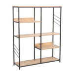 Lentyna DIMITRA 100x30xH124cm, kaimiška/juoda