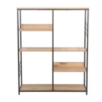 Lentyna DIMITRA 100x30xH124cm, kaimiška/juoda - Image 2