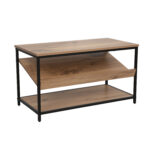 Batų lentyna DIMITRA 80x40xH45cm, kaimiška/juoda