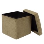 Pufas JESSE su daiktadėže 30x30xA30cm, žalias - Image 3