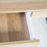 Rašomasis stalas STUDIJA 90x60xH76cm, ąžuolas - Image 2