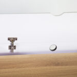 Rašomasis stalas STUDIJA 90x60xH76cm, ąžuolas - Image 3