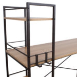 Rašomasis stalas STUDIJA 120x51xH120cm, ąžuolo/rudos spalvos - Image 2