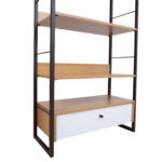 Savarankiška studija 70x30xH124,5cm, ąžuolas/balta - Image 2