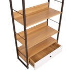 Lentyna STUDIJA 70x30xH159cm, ąžuolo/baltos spalvos - Image 2