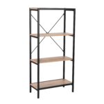 Lentyna LAVINA 60x30xH127,5cm, pelenų/juoda