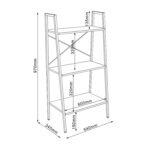 Lentyna SANCIA 64x34xH97cm, ąžuolo/rudos spalvos - Image 2