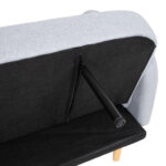 Sofa-lova KARIN 208x80x80 cm, pilka - Image 6