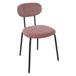 Kėdė KATO 42x48xH79cm, rausvai rausvas velvetas - Image 5