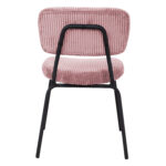 Kėdė KEIU 46x51xH76cm, vintažinis rausvas velvetas - Image 4