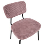 Kėdė KEIU 46x51xH76cm, vintažinis rausvas velvetas - Image 5