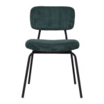 Kėdė KEIU 46x51xH76cm, tamsiai žalias velvetas - Image 2