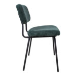 Kėdė KEIU 46x51xH76cm, tamsiai žalias velvetas - Image 3