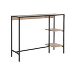 Baro komplektas HEDVIG stalas ir 2 baro kėdės, uosio/juodos spalvos - Image 2