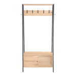 Prieškambario lentyna HANNES 84x40xH180cm, kaimiškas melaminas - Image 2