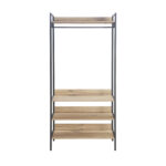 Prieškambario lentyna HANNES 84x40xH180cm, kaimiškas melaminas - Image 2