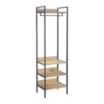 Prieškambario lentyna HANNES 52x40xH180cm, kaimiškas melaminas