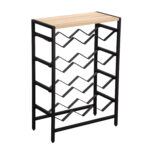 Vyno lentyna HANNES 48x24xH70cm, kaimiškas melaminas