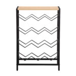 Vyno lentyna HANNES 48x24xH70cm, kaimiškas melaminas - Image 2