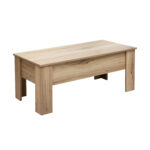 Kavos staliukas HANNES 100x50xH42cm, kaimiškas melaminas