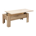 Kavos staliukas HANNES 100x50xH42cm, kaimiškas melaminas - Image 3