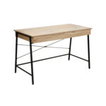 Rašomasis stalas HANNES 120x60xH76cm, kaimiškas melaminas