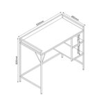 Rašomasis stalas LESTER 93x48xH82cm, melaminas - Image 5