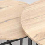 Kavos staliukas HANNES 50x50xH40cm, kaimiškas melaminas - Image 2