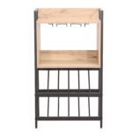 Vyno lentyna HANNES 51x30xH90cm, kaimiškas melaminas - Image 2