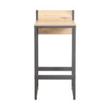 Baro kėdė HANNES 38x38xH80cm, kaimiškas melaminas - Image 2