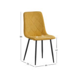 Kėdė MELS geltona - Image 5